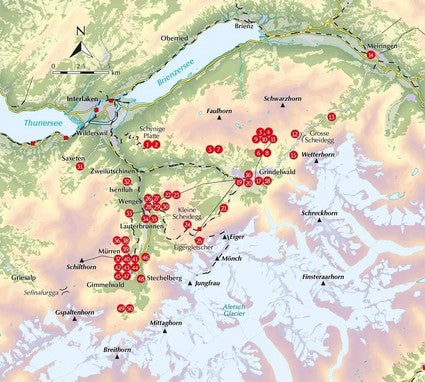 Walking in the Bernese Oberland - Jungfrau region