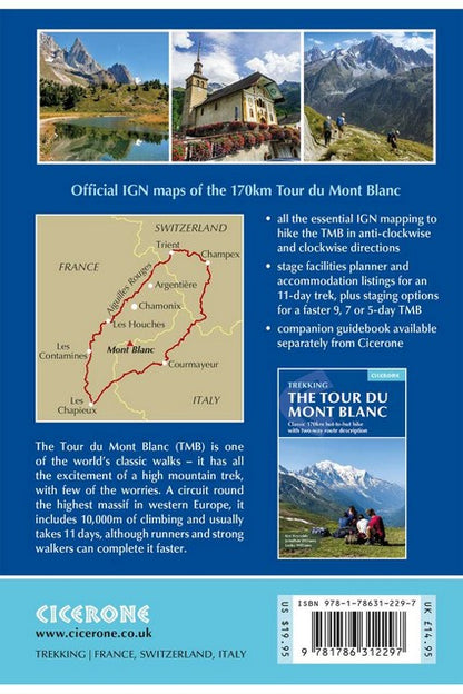 Tour du Mont Blanc Map Booklet