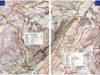 Tour du Mont Blanc Map Booklet