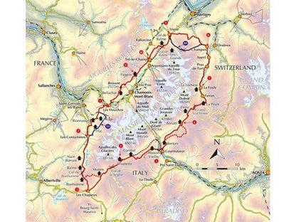 Tour du Mont Blanc Map Booklet