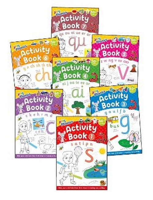 Jolly Phonics Activity Books 1-7