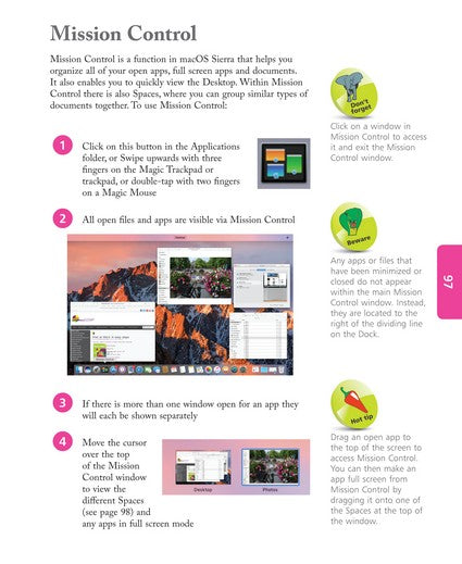 macOS Sierra in easy steps