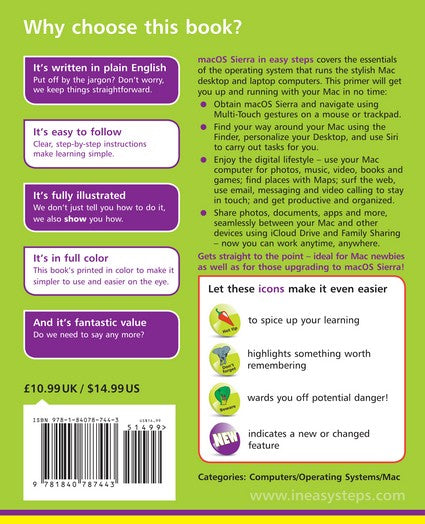 macOS Sierra in easy steps