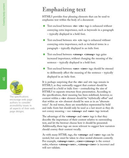 HTML5 in easy steps 2/e
