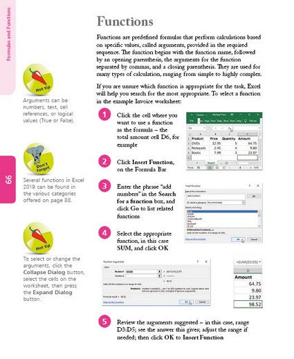 Excel 2019 in easy steps