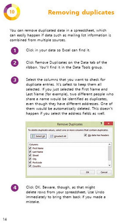 100 Top Tips - Microsoft Excel