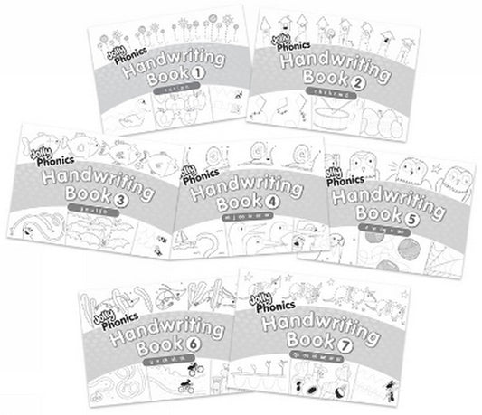Jolly Phonics Handwriting Books Complete Set (1-7)