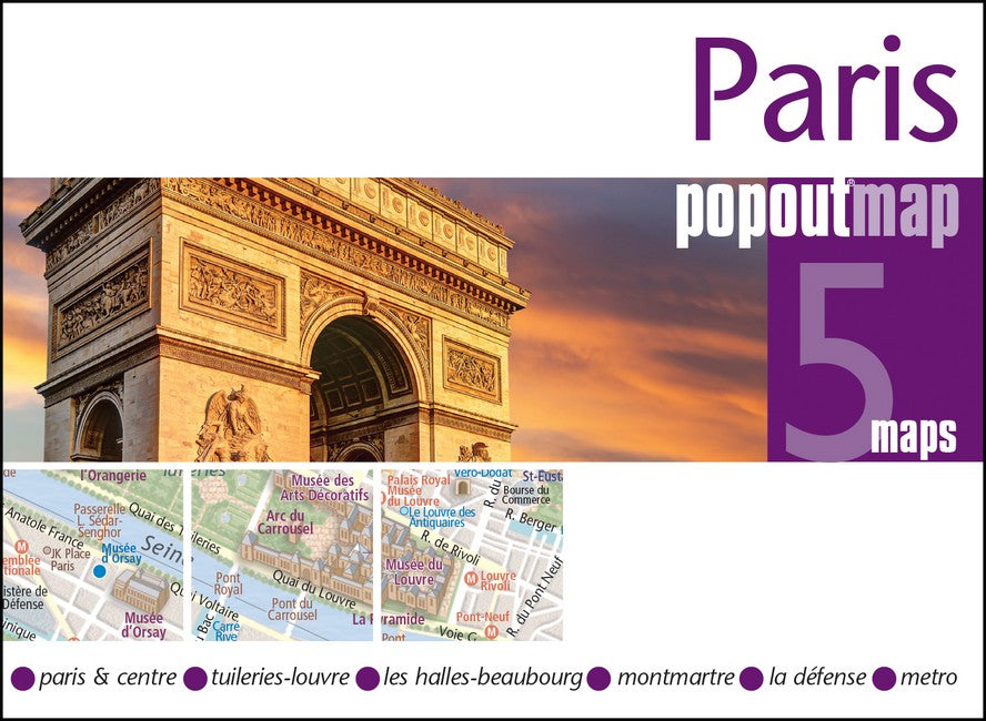 Paris PopOut Map