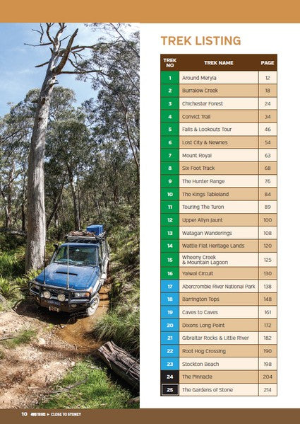 4WD Treks Close To Sydney 6/e - A4 Spiral Bound
