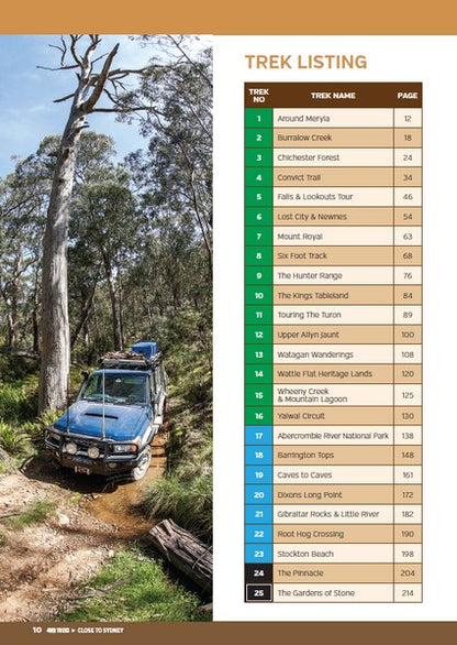 4WD Treks Close To Sydney 6/e - A4 Spiral Bound