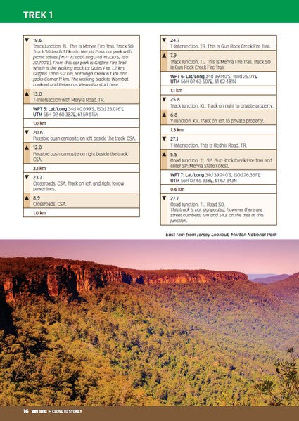 4WD Treks Close To Sydney 6/e - A4 Spiral Bound