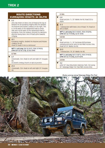 4WD Treks Close To Sydney 6/e - A4 Spiral Bound