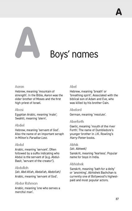 Baby Names Australia 2025 13/e