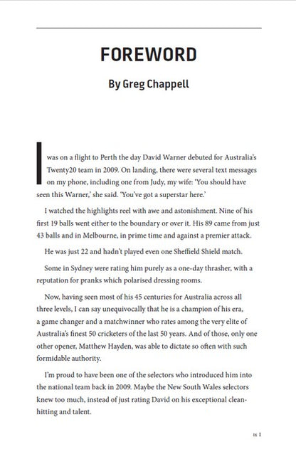 The Bull - David Warner