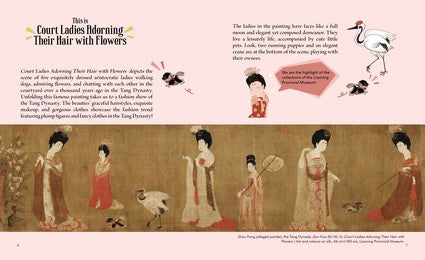 Court Ladies Adorning their Hair with Flowers