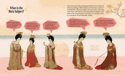 Court Ladies Adorning their Hair with Flowers