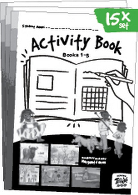 Reading Tracks Activity Book 1 to 5 Pack