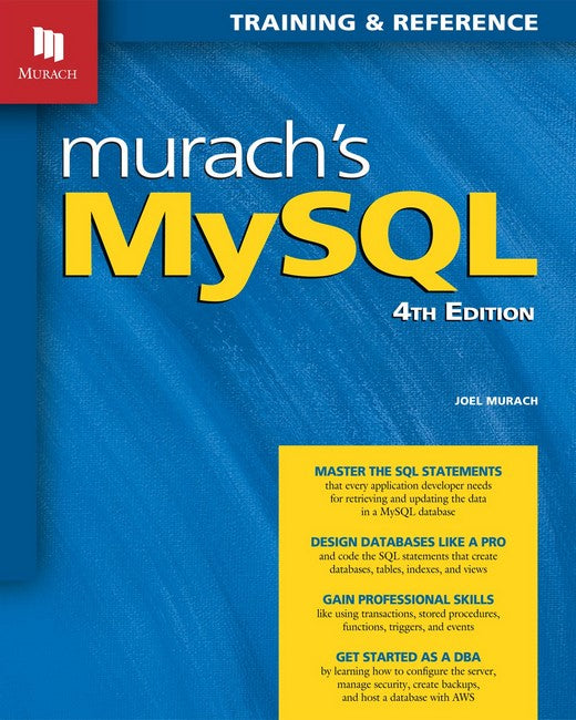 Murach's MySQL (4th Edition) 4/e