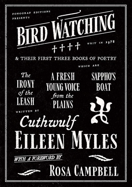 Bird Watching and Their First Three Books of Poetry