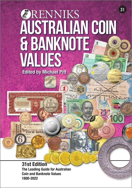 Renniks Australian Coin & Banknote Values 31st Edition (PB)