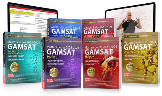 2023-2024 New Masters Series GAMSAT Textbook - All 6 Books
