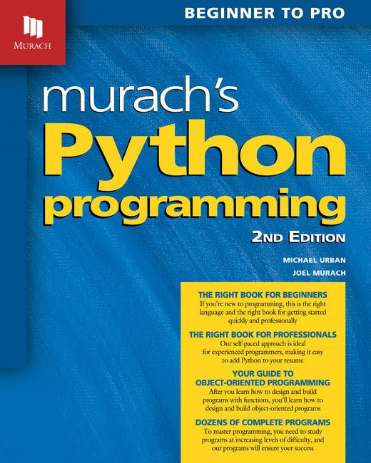 Murach's Python Programming 2/e